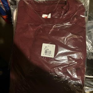 Brand new sweat shirt burgundy, hunter green and orange sizes 5